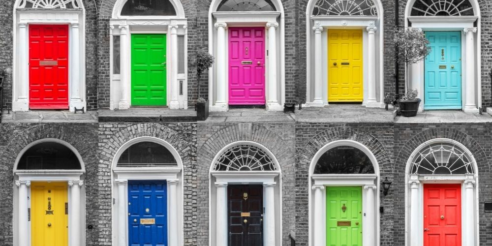 colourful composite doors