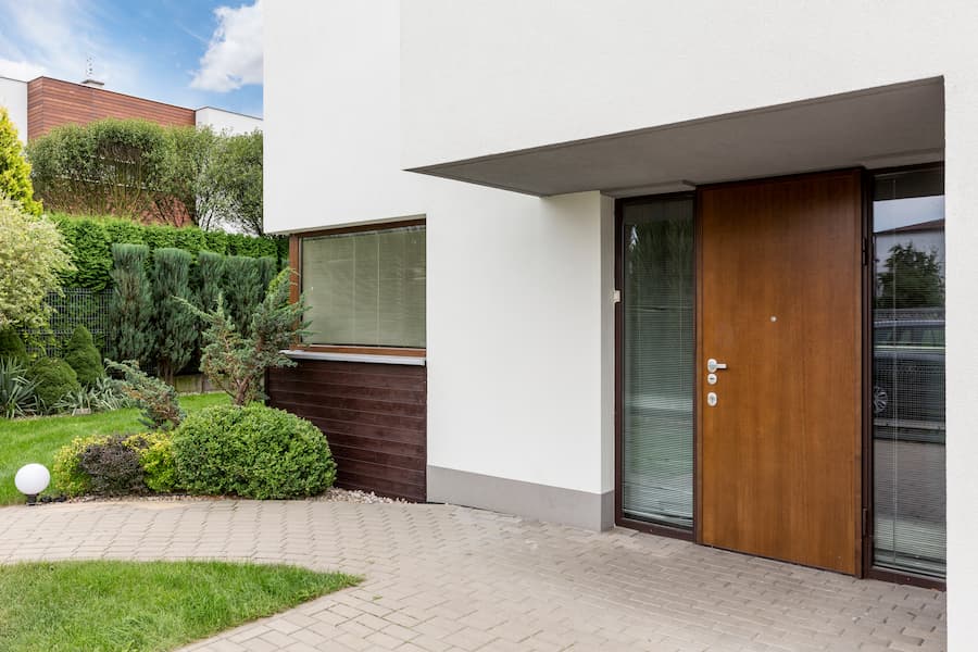 contemporary door